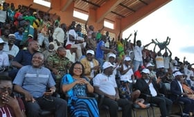 La population de Djougou a assisté à la finale du tournoi de football organisé dans le cadre de la Journée.