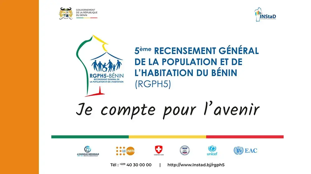 L’UNFPA appuie le Cinquième Recensement Général de la Population et de l’Habitation (RGPH5) du Bénin